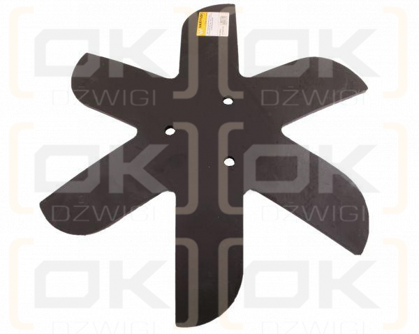 Talerz skrajny lewy Z-6 fi 460 mocowanie 3 / 97mm grubość 8mm zastosowanie Horsch stal borowa Waryński 00310892