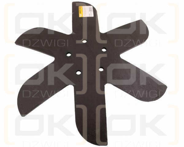 Talerz skrajny prawy Z-6 fi 460 mocowanie 5 / 105mm grubość 8mm zastosowanie Horsch stal borowa Waryński 00311015