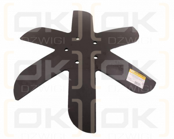 Talerz skrajny prawy Z-6 fi 520 mocowanie 5 / 105mm grubość 8mm zastosowanie Horsch stal borowa Waryński 00311079