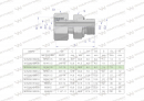 Przyłączka hydrauliczna AB (EVGE) M16x1.5 10L x 1/4