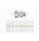 Przyłączka hydrauliczna AB (EVGE) M18x1.5 12L x 3/8