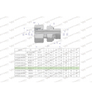 Przyłączka hydrauliczna AB (EVGE) M26x1.5 18L x 1/2