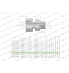Przyłączka hydrauliczna AB (EVGE) M30x2 22L x 3/4