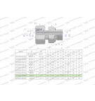 Przyłączka hydrauliczna AB (EVGE) M36x2 28L x 1