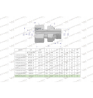 Przyłączka hydrauliczna AB (EVGE) M45x2 35L x 1 1/4