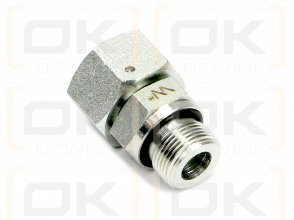 Przyłączka hydrauliczna metryczna AB (EVGE) M16x1.5 10L x M14x1.5 ED Waryński ( sprzedawane po 2 )