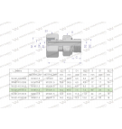 Przyłączka hydrauliczna metryczna AB (EVGE) M18x1.5 12L x M16x1.5 ED Waryński ( sprzedawane po 2 )