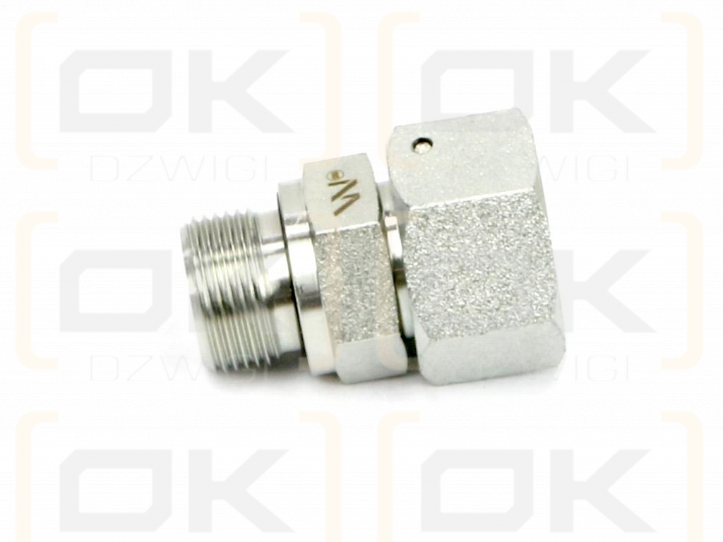 Przyłączka hydrauliczna metryczna AB (EVGE) M22x1.5 15L x M18x1.5 ED Waryński ( sprzedawane po 2 )