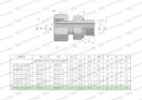 Przyłączka hydrauliczna metryczna AB (EVGE) M26x1.5 18L x M22x1.5 ED Waryński ( sprzedawane po 2 )