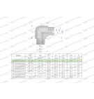 Kolanko hydrauliczne calowe BB 1/8