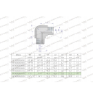 Kolanko hydrauliczne calowe BB 1