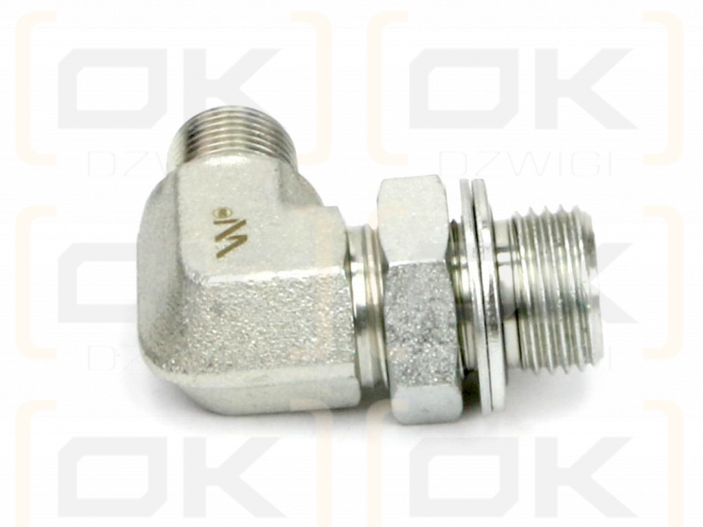 Kolanko hydrauliczne nastawne calowe BB 3/8