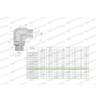 Kolanko hydrauliczne nastawne calowe BB 3/4