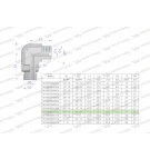 Kolanko hydrauliczne nastawne calowe BB 3/4