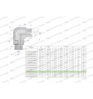 Kolanko hydrauliczne nastawne calowe BB 3/4