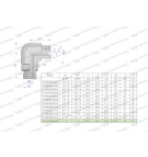 Kolanko hydrauliczne nastawne calowe BB 1