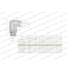 Kolanko hydrauliczne nastawne BB M18x1.5 12L x 3/8