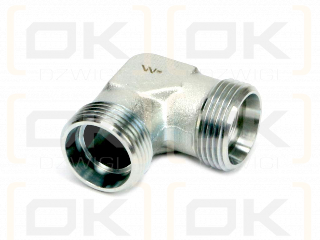 Kolanko hydrauliczne metryczne BB M18x1.5 12L (XW) Waryński ( sprzedawane po 5 )