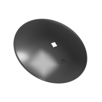 Talerz gładki fi 660 otwór 40x40 stal borowa WARYŃSKI R