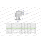 Kolanko hydrauliczne calowe AB 3/8