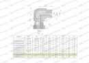 Kolanko hydrauliczne calowe AB 1 1/4