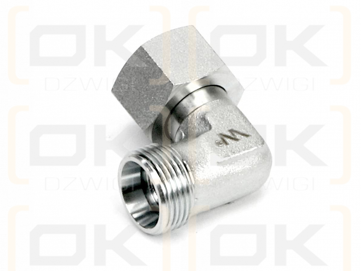 Kolanko hydrauliczne metryczne AB M22x1.5 15L (XEVW) Waryński ( sprzedawane po 5 )