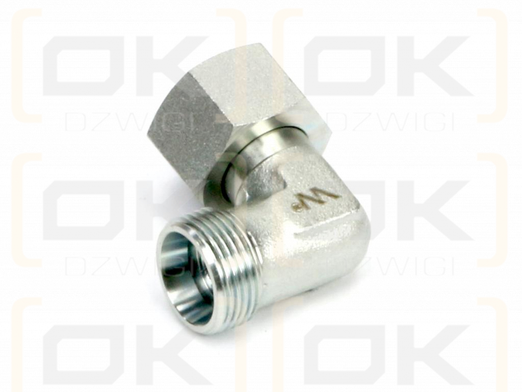 Kolanko hydrauliczne metryczne AB M26x1.5 18L (XEVW) Waryński