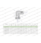 Kolanko hydrauliczne calowe AB 7/16