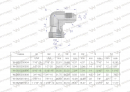 Kolanko hydrauliczne calowe AB 9/16