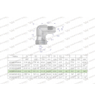 Kolanko hydrauliczne calowe AB 3/4