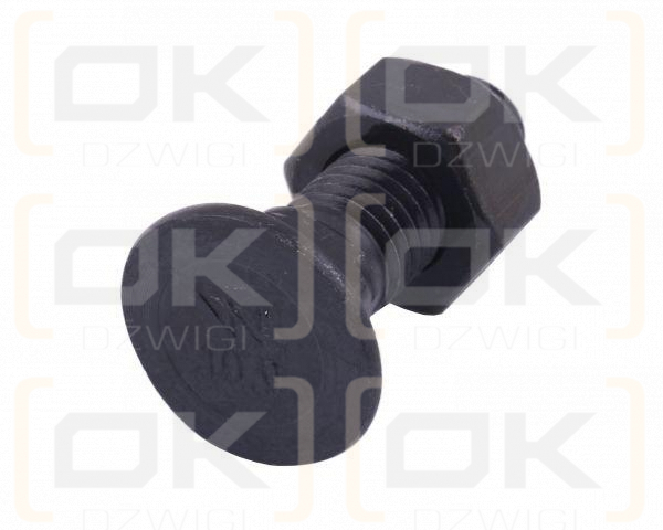 Śruba kpl. płużna podsadzana D 608 M12x40 mm kl.10.9 Waryński ( sprzedawane po 25 )