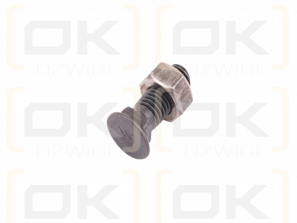 Śruba kpl. płużna podsadzana M12x35 mm kl.8.8 Waryński ( sprzedawane po 25 )