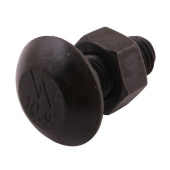 Śruba kpl. płużna grzybkowa podsadzana M12x30 mm kl.10.9 zastosowanie Lemken Smaragd Waryński ( sprzedawane po 25 )