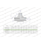 Trójnik hydrauliczny calowy BBB 1/2