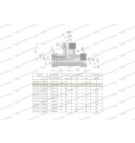 Trójnik hydrauliczny metryczny BBB M14x1.5 08L (XT) Waryński ( sprzedawane po 2 )