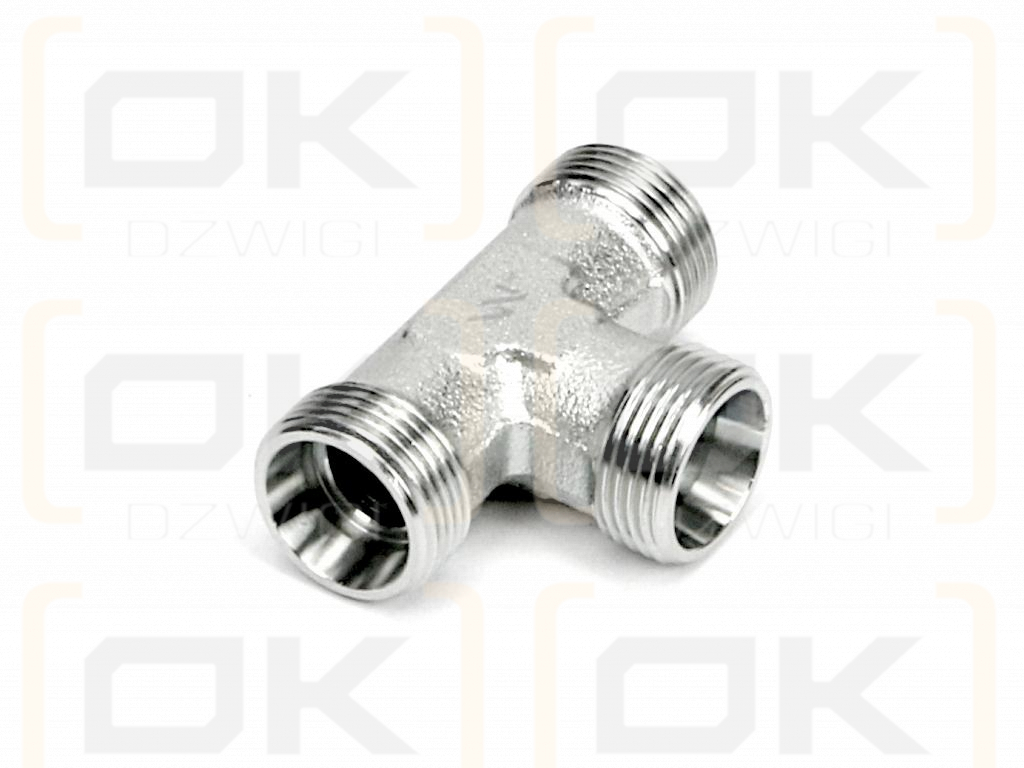 Trójnik hydrauliczny metryczny BBB M18x1.5 12L (XT) Waryński ( sprzedawane po 50 )