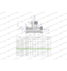 Trójnik hydrauliczny metryczny BBB M26x1.5 18L (XT) Waryński