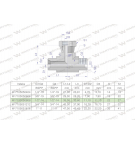 Trójnik hydrauliczny symetryczny calowy BAB 1/2
