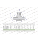 Trójnik hydrauliczny symetryczny calowy BAB 3/4