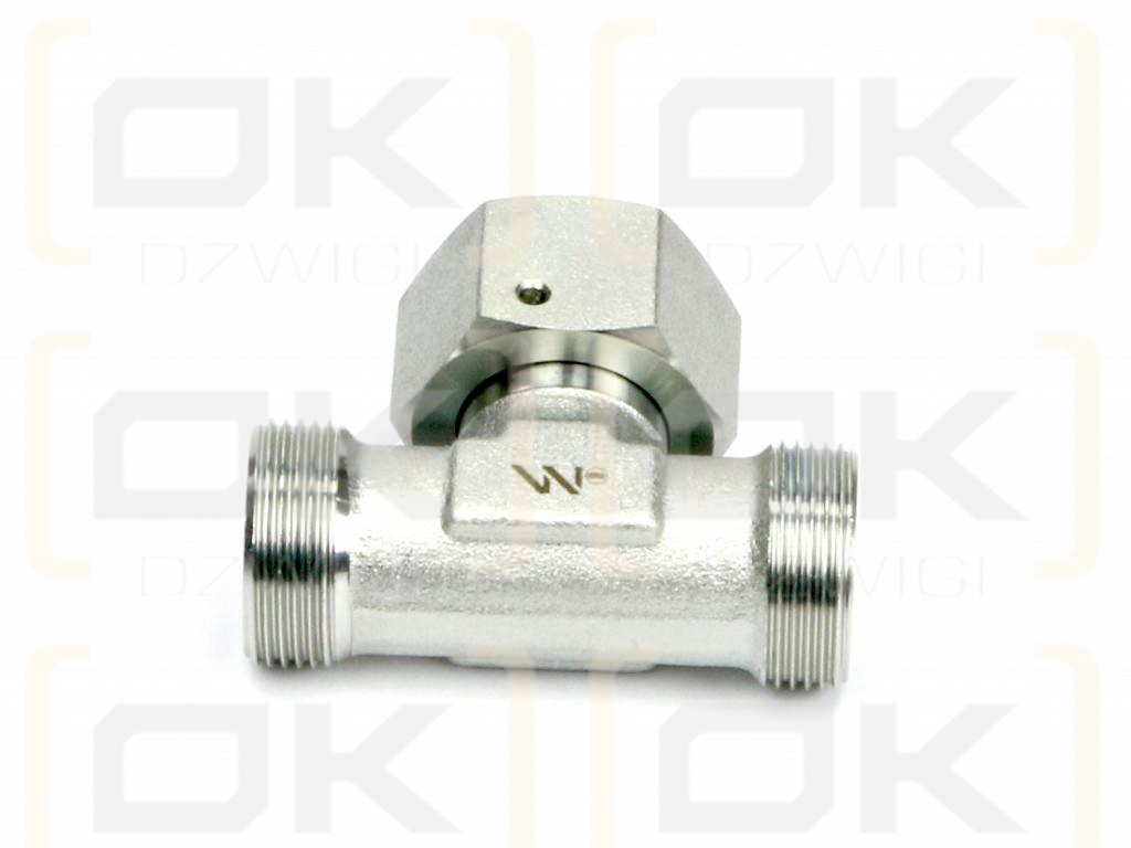 Trójnik hydrauliczny symetryczny metryczny BAB M30x2 22L (XEVT) Waryński