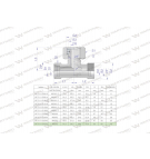 Trójnik hydrauliczny symetryczny metryczny BAB M52x2 42L (XEVT) Waryński