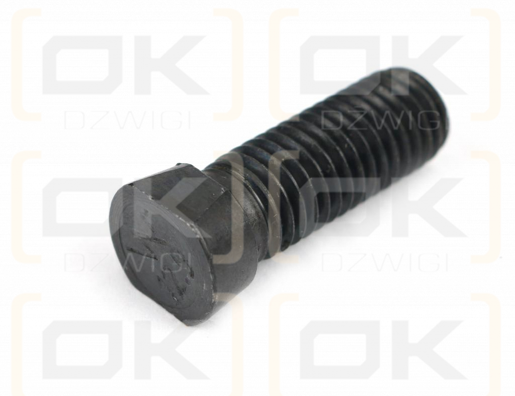 Śruba płużna oval z dwóch stron ścięta M12x38 mm kl.12.9 zastosowanie Kverneland Waryński M12X38OV2KV ( sprzedawane po 10kg )