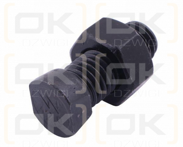 Śruba kpl. płużna oval z dwóch stron ścięta M12x50 mm kl.12.9 zastosowanie Kverneland Waryński M12X50OV2KV ( sprzedawane po 25 )