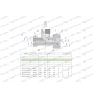 Trójnik hydrauliczny niesymetryczny metryczny BBA M14x1.5 08L (XEVL) Waryński ( sprzedawane po 2 )
