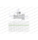 Trójnik hydrauliczny niesymetryczny metryczny BBA M16x1.5 10L (XEVL) Waryński ( sprzedawane po 2 )