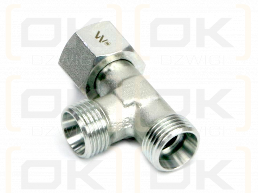 Trójnik hydrauliczny niesymetryczny metryczny BBA M26x1.5 18L (XEVL) Waryński