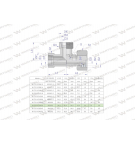 Trójnik hydrauliczny niesymetryczny metryczny BBA M36x2 28L (XEVL) Waryński