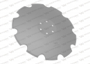 Toothed disc Z-10 fi 560 mounting 6/120 thickness 4.5 mm boron steel straight hub, Tolmet, Waryński