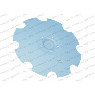 Disc, toothed Z-8 fi 620 mounting 5/160 thickness 6 mm boron steel, Lemken Rubin 3490467, Waryński