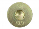 Schraubensatz, M12x40 - Inbusschlüssel Klasse 10.9 DIN7991, (Verkauf in Sätzen zu 25 Stück), Waryński